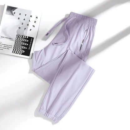 Quick Dry Breathable Ice Silk Pants For Casual Sports And Comfort