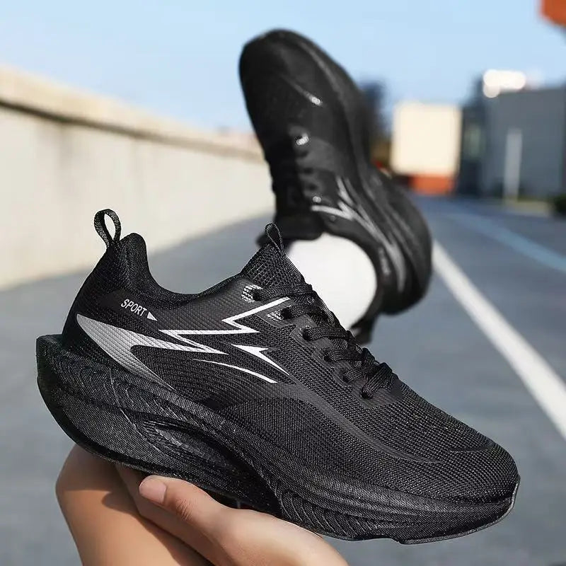Breathable Lightweight Marathon Running Shoes With Air Cushion And Carbon Support