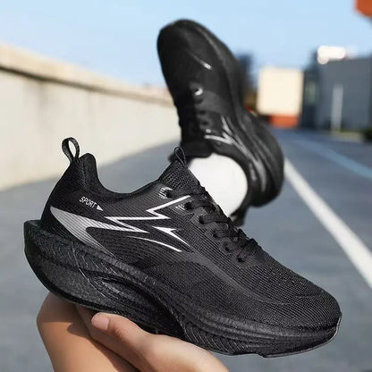 Breathable Lightweight Marathon Running Shoes With Air Cushion And Carbon Support