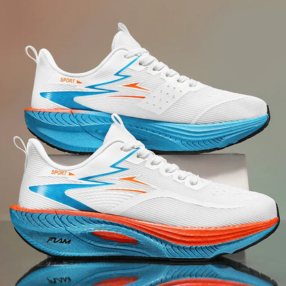 Breathable Lightweight Marathon Running Shoes With Air Cushion And Carbon Support