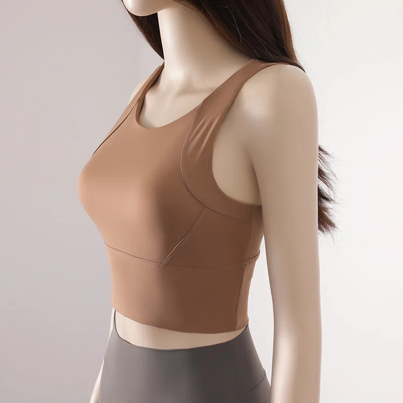 Women Sports Bra Tank Top For Yoga Workout And Gym Training