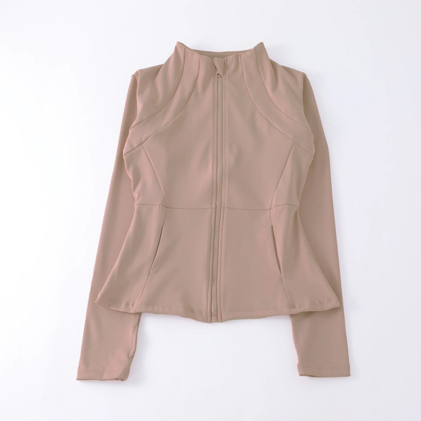 Women Yoga Windbreaker Sports Jacket With Long Sleeve Workout Comfort Design