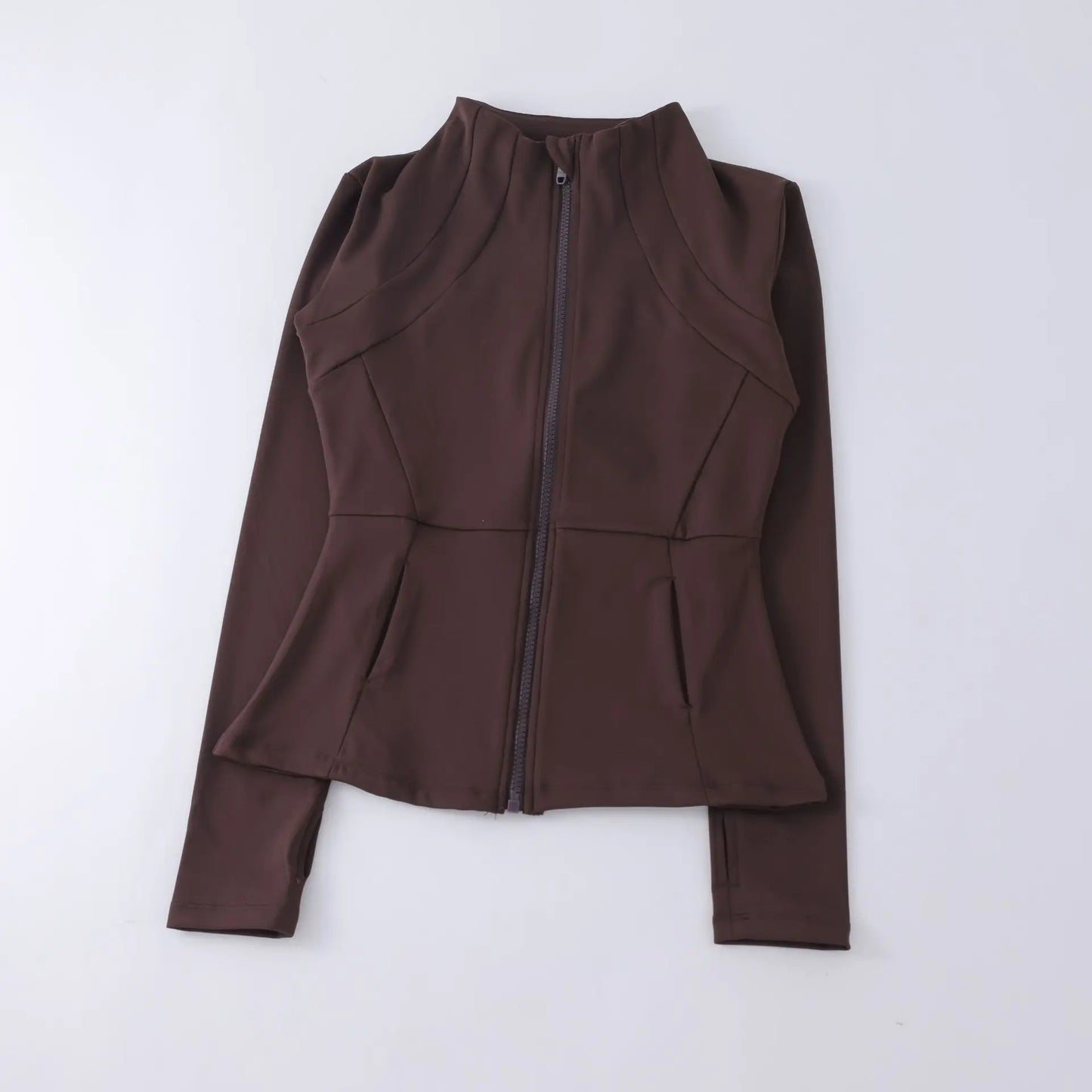 Women Yoga Windbreaker Sports Jacket With Long Sleeve Workout Comfort Design