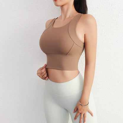 Women Sports Bra Tank Top For Yoga Workout And Gym Training