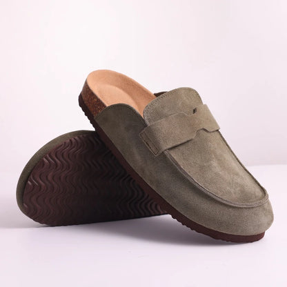 Women Cork Suede Clogs With Arch Support And Antislip Outdoor Comfort