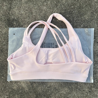 Women Cross Back Sports Bra With Chest Pad For Yoga Training