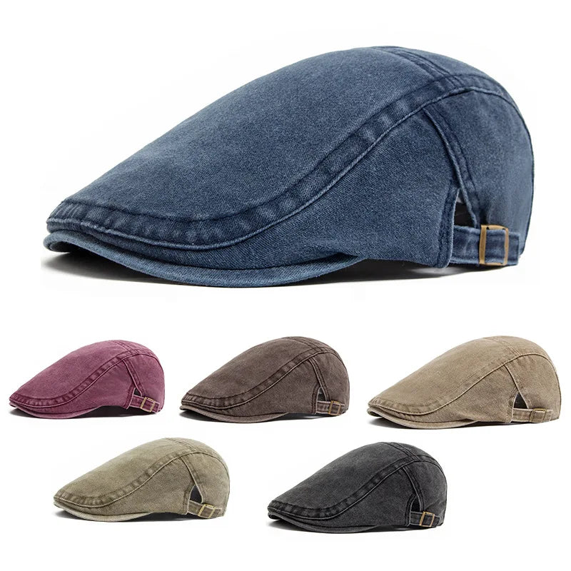 Vintage Painter Beret Cap With Retro Adjustable Unisex Fashion Style Design (Hot Sale)
