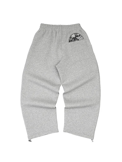 Retro Streetwear Hoodie Sweatpants Set For Men
