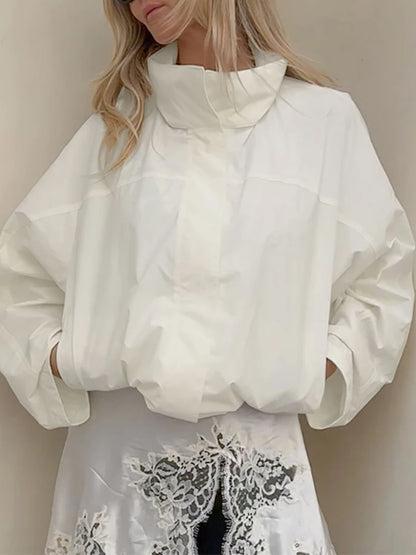 Women's Windproof Hooded Jacket With Long Sleeve Outdoor Sport Style Design