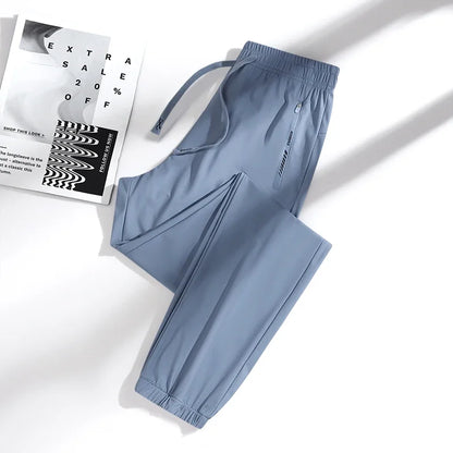 Quick Dry Breathable Ice Silk Pants For Casual Sports And Comfort