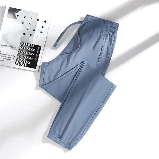 Quick Dry Breathable Ice Silk Pants For Casual Sports And Comfort