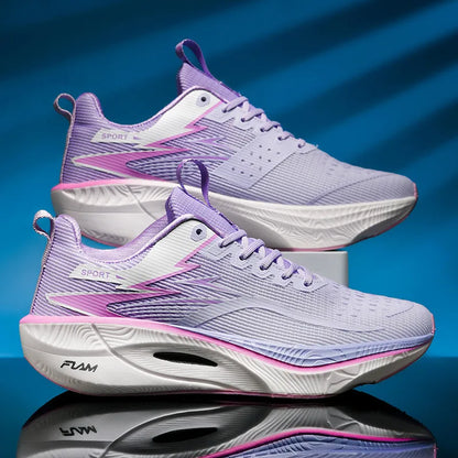 Breathable Lightweight Marathon Running Shoes With Air Cushion And Carbon Support