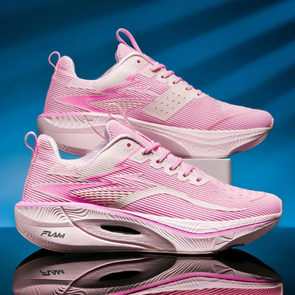 Breathable Lightweight Marathon Running Shoes With Air Cushion And Carbon Support