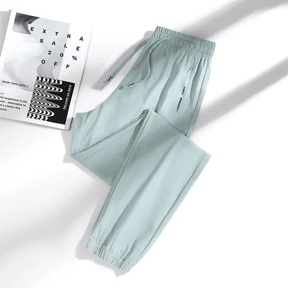 Quick Dry Breathable Ice Silk Pants For Casual Sports And Comfort