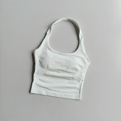 Halter Yoga Sports Vest With Shockproof Support For Fitness Training Activities