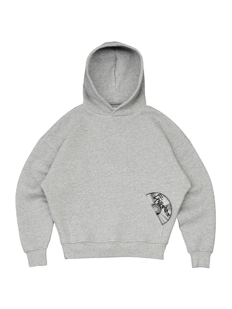 Retro Streetwear Hoodie Sweatpants Set For Men