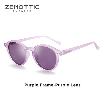 Retro Round Polarized Sunglasses With UV400 Vintage Fashion Style Design Features